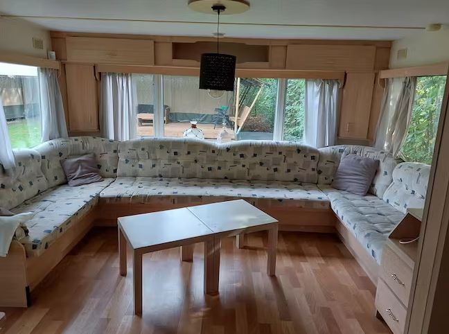 Stacaravan 6 personen christelijke camping De Beukenhof Drenthe