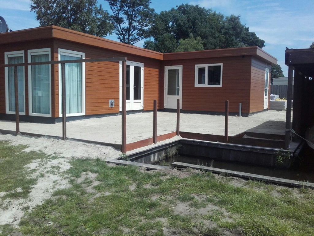 Luxe 2 tot 8 persoons chalet aan het water